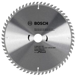 Disco para Serra Circular Bosch 10”, 60 dentes