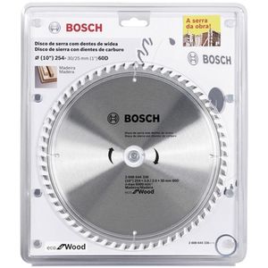 Disco para Serra Circular Bosch 10”, 60 dentes