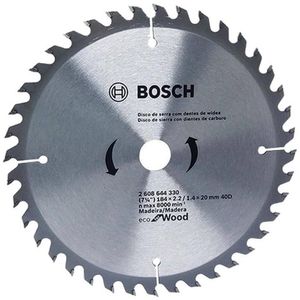 Disco para Serra Circular Bosch 7”, 40 dentes