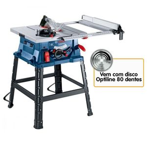 Serra Circular de Bancada Bosch GTS 254 Profissional, 1800 Watts - 220 Volts