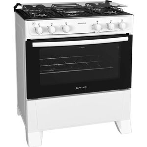 Fogão 5 Bocas Atlas Mônaco Plus, Acendimento Automático, Branco