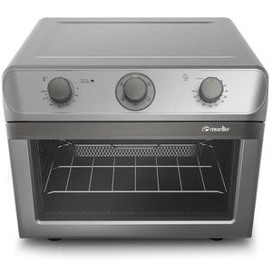 Forno Elétrico Mueller 35 Litros, Função Fryer, Prata