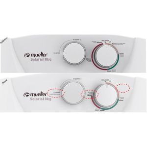 Secadora de Roupas Mueller Solaris Nova, Branca, 8Kg