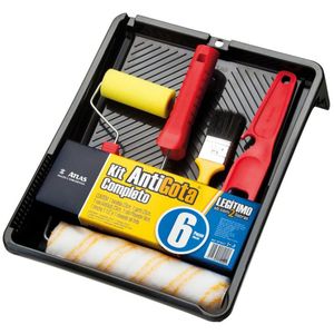 Kit para Pintura Antigota Atlas, 23 cm - 6 Peças