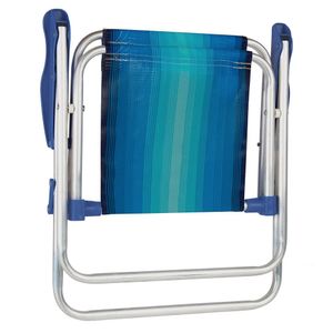 Cadeira Alta Mor Infantil, Alumínio, Azul