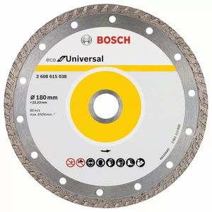 Disco Diamantado para Corte Universal Bosch, Turbo, 7", 2,6 mm