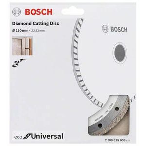 Disco Diamantado para Corte Universal Bosch, Turbo, 7", 2,6 mm