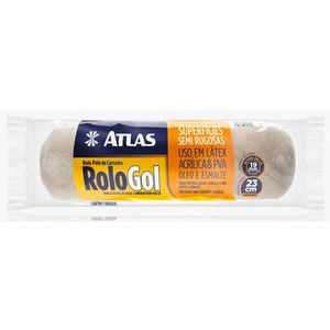 Rolo para Pintura de Pele de Carneiro Atlas, 23 cm