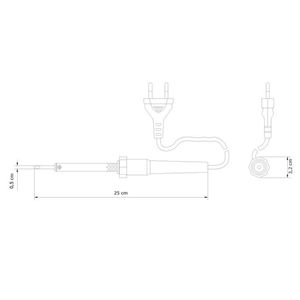 Ferro de Solda Elétrico Tramontina, 40 Watts, 43752/505