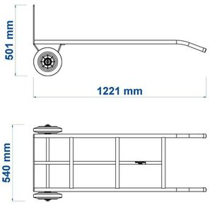 Carrinho de Carga Tramontina 77753/235, 180 Kg