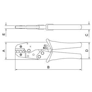 Alicate Crimpador Tramontina Pro 9” 44055/101