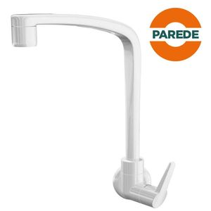 Torneira de Parede Fortti Flat para Cozinha, Branco