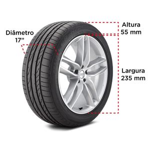 Pneu para Carro Aro R17 Bridgestone Dueler H/P Sport 235/55R17