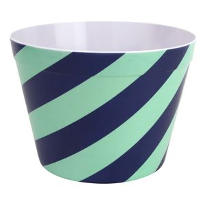 Bowl para Pipoca Melamina Azul e Verde 25.5cm - A\CASA