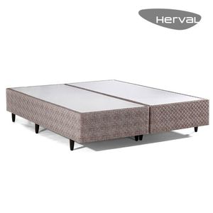 Base Cama Box Herval King Idea, 39x193x203 cm, Palha