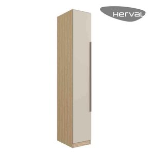 Armário Multiuso para Quarto Herval Valence, Off White/Cedro