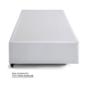Bicama Box Solteirão com Cama Auxiliar Herval Amsterdã, Molas Ensacadas, 54x96x203 cm