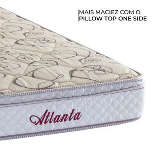 Bicama de Solteiro Herval Atlanta com Cama Auxiliar de Molas, 52x88x188 cm