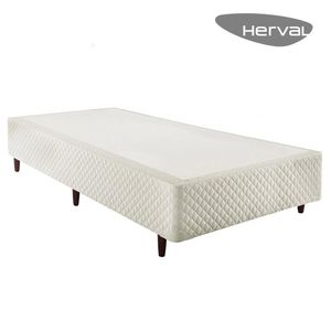 Base Cama Box Herval Viúva Ravena, 39x128x188cm, Branco