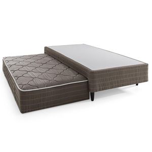 Bicama Solteiro com Cama Auxiliar Molas Herval Suite Master, Sem Colchão, 34x88x188 cm