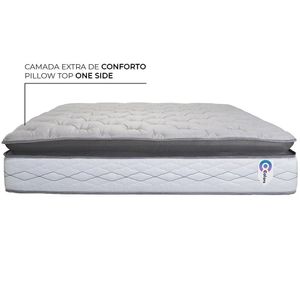 Cama Box Baú Casal Herval Adapt, 80x138x188, Com Molas Ensacadas