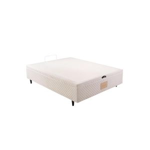 Box Baú Herval Casal Idea, Branco, 46 x 138 x 188 cm