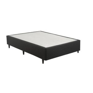 Base Cama Box Herval Casal Idea, 39x138x188 cm, Preto