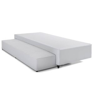 Bicama Box Solteirão com Cama Auxiliar Molas Herval Anis, Sem Colchão, 32x96x203 cm