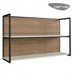 Armário Aéreo de Cozinha com 2 Nichos Herval Ten, 100% MDF 120 cm