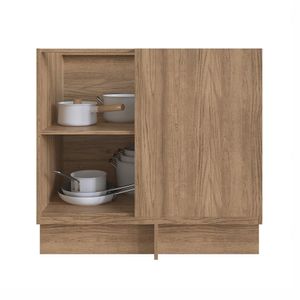 Balcão de Canto Reto de Cozinha Herval Ten, 100% MDF com 1 Porta 92 cm