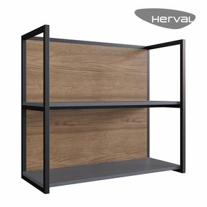 Armário Aéreo de Cozinha 2 Nichos Herval Ten, 100% MDF 80 cm