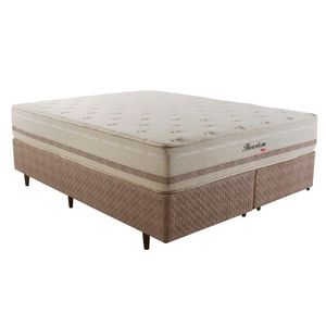 Cama Box Herval King Haarlem, 69x193x203 cm, Molas Ensacadas