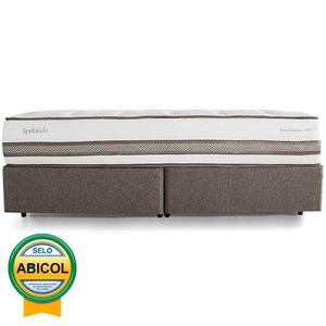 Cama Box Herval Queen Spettácolo, 74x158x198 cm, Molas Ensacadas