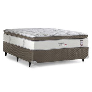 Cama Box Herval Casal Imperatore, 73x138x188 cm, Molas Ensacadas