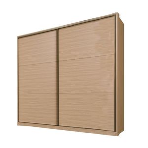 Guarda-Roupa Casal Édez Aslan, 2 Portas de Correr, Cedro