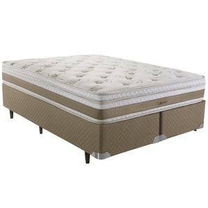 Cama Box Herval King Amore, 67x193x203 cm, Molas Ensacadas