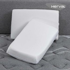 Kit Travesseiro 2 unid. Herval Sonoterapia, Espuma D16, 60x40 cm