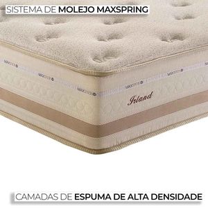Cama Box Herval Solteiro Irland, 72x88x188 cm, Molas Maxspring®