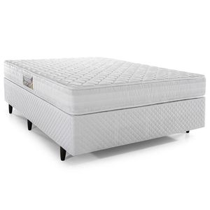 Cama Box Herval Casal Frontier Espuma, 59x138x188 cm, Colchão Composto