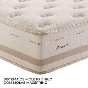 Cama Box de Mola Casal Herval Irland, Molas Maxspring, 72x138x188 cm