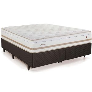 Cama Box Queen Herval Irland em Molas Maxspring, 72x158x198 cm