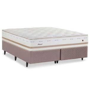 Cama Box Queen Herval Irland em Molas Maxspring, 72x158x198 cm