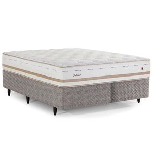 Cama Box King Herval Irland em Molas Maxspring, 72x193x203 cm