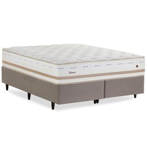 Cama Box King Herval Irland, Molas Maxspring, 72x193x203 cm
