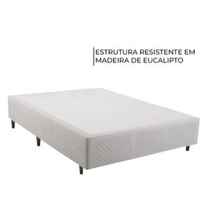 Cama Box Casal Herval Palermo, Molas Ensacadas, 67x138x188 cm