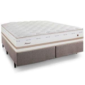 Cama Box Queen Herval Irland em Molas Maxspring, 61x158x198 cm