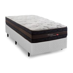 Cama Box Solteiro Herval Palermo, Molas Ensacadas, 67x88x188