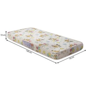 Colchão Infantil Herval Children, Espuma D18, 10x70x130 cm