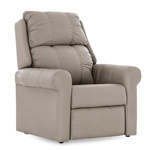 Poltrona do Papai Reclinável Herval Slim, Corano Bege, 149 cm