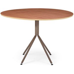 Mesa de Jantar 4 Lugares Herval Slim, 90 cm, MDF, Jequitibá